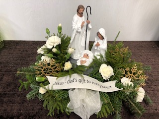 Christmas Centerpiece Jesus God S Gift North Branch Floral